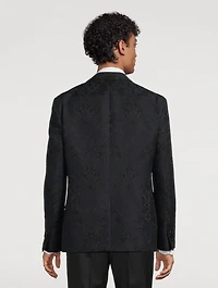 Floral Jacquard Blazer