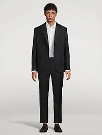 Floral Jacquard Blazer