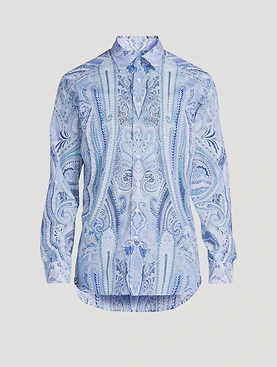 Cotton Shirt Paisley Print