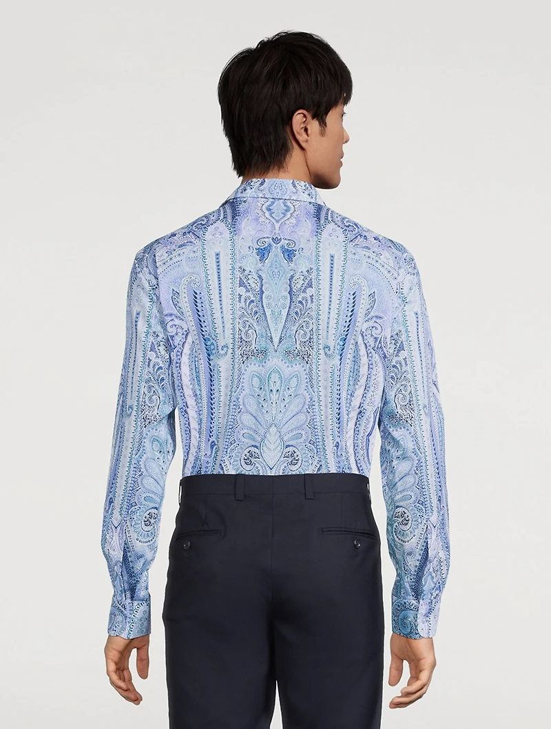 Cotton Shirt Paisley Print