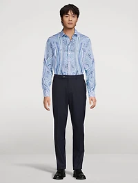 Cotton Shirt Paisley Print