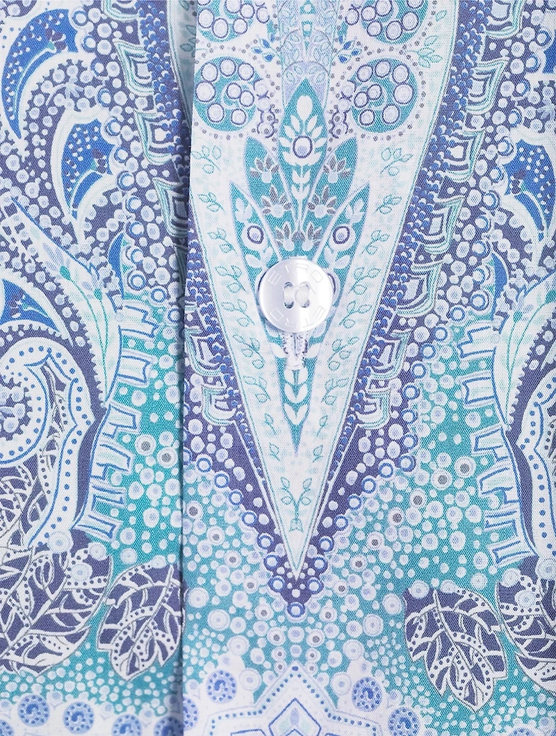 Cotton Shirt Paisley Print
