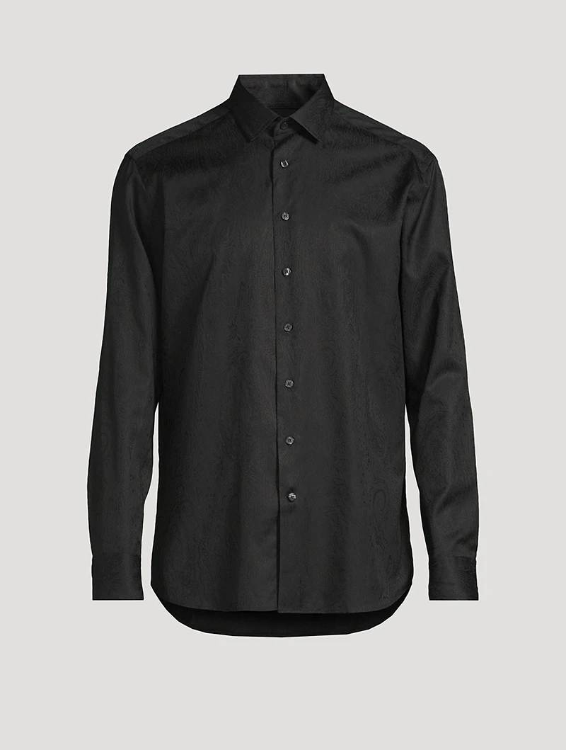 Cotton Jacquard Shirt