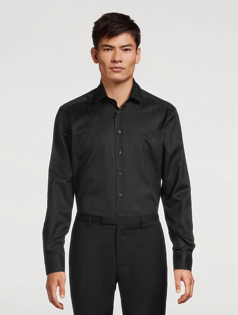Cotton Jacquard Shirt