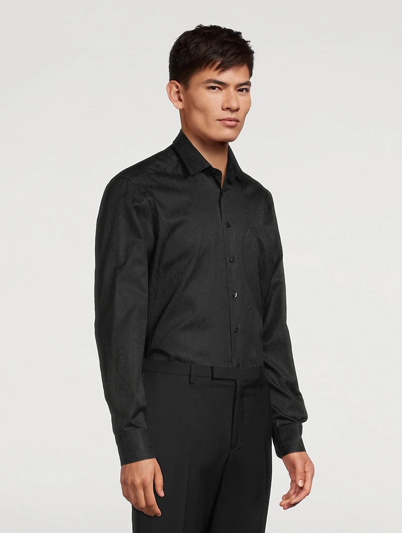 Cotton Jacquard Shirt