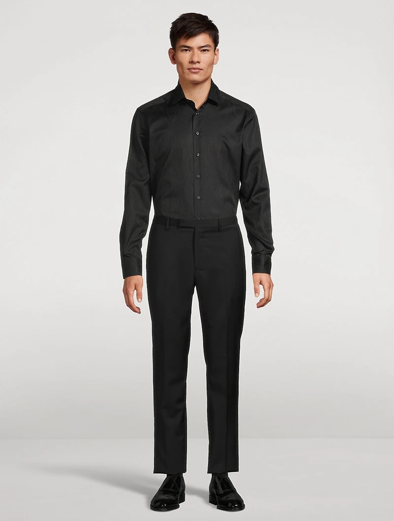 Cotton Jacquard Shirt