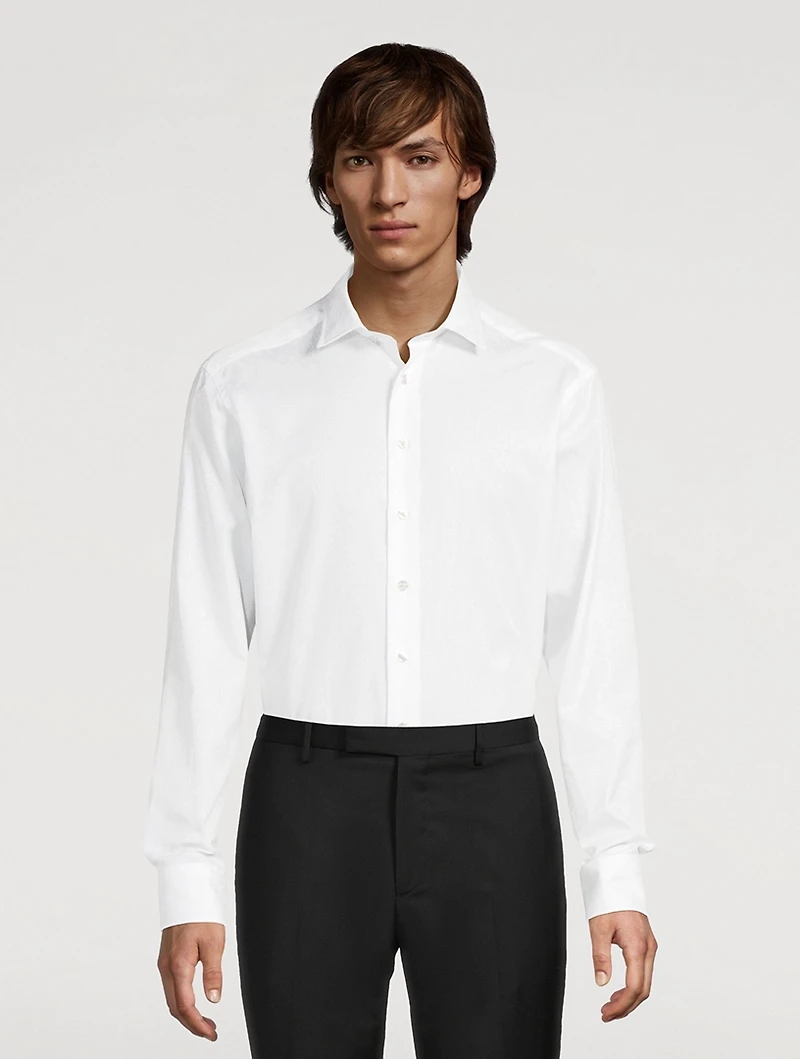 Cotton Jacquard Shirt
