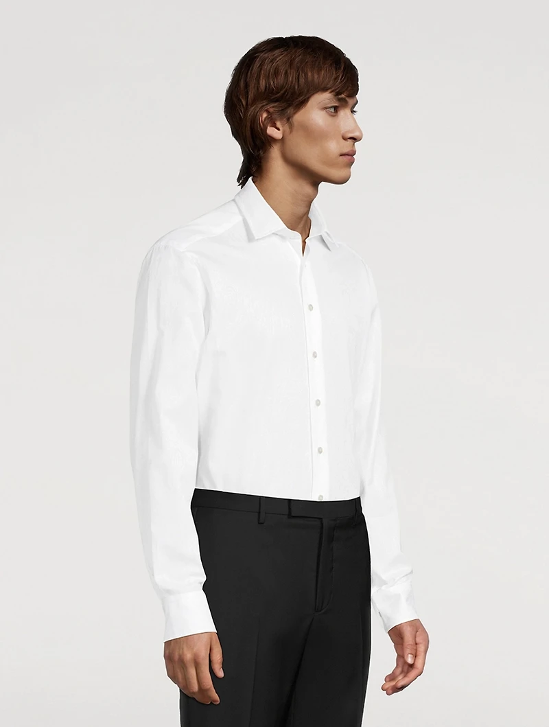 Cotton Jacquard Shirt