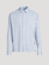Cotton-Blend Printed Shirt