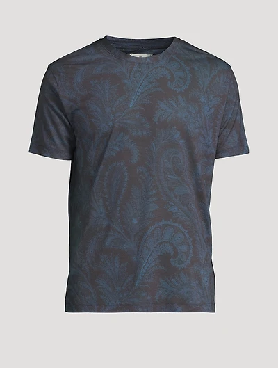 Short-Sleeve T-Shirt Paisley Print