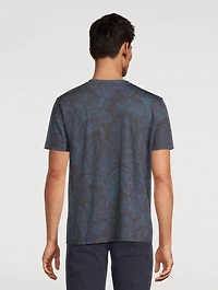 Short-Sleeve T-Shirt Paisley Print