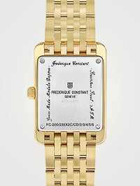 Classics Carrée Gold-Tone Stainless Steel Bracelet Watch