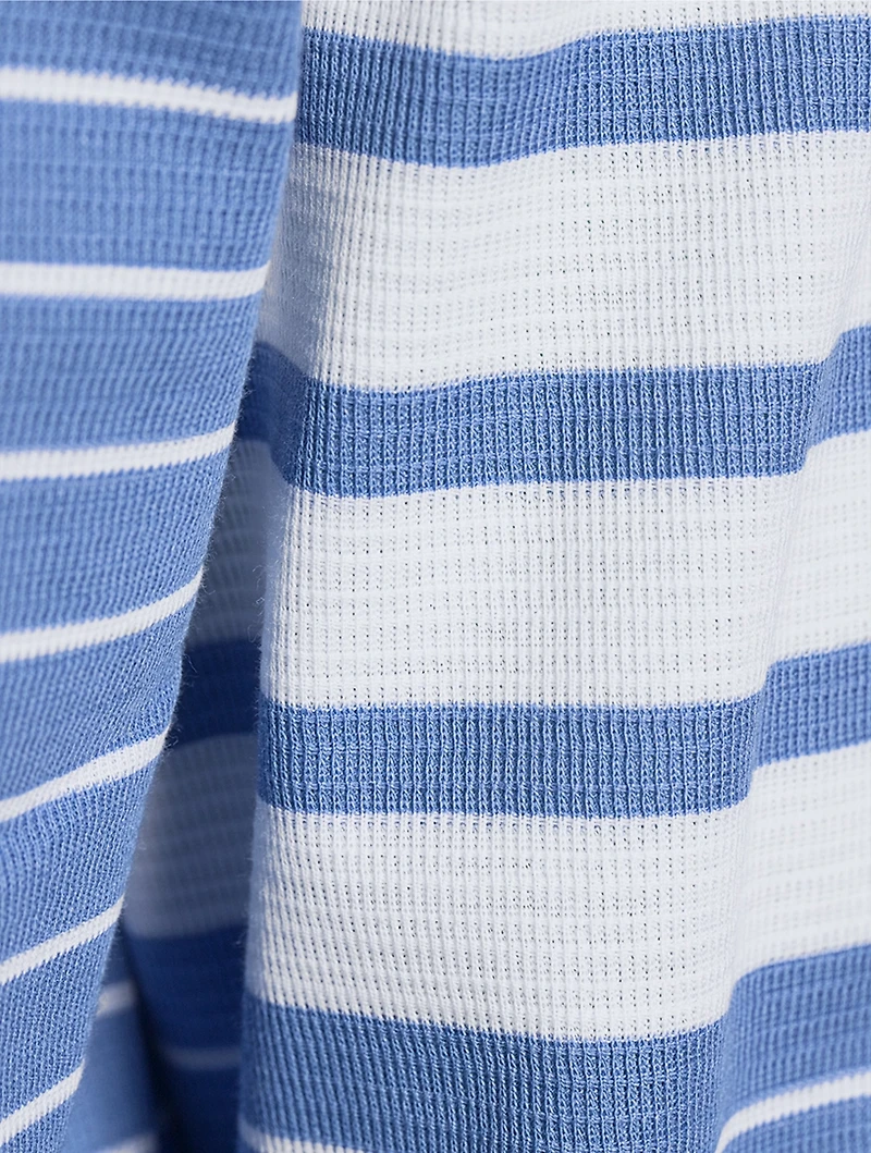 Milano 4-Bar Striped Long-Sleeve T-Shirt