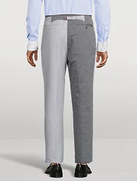 University Striped Linen And Cotton Trousers