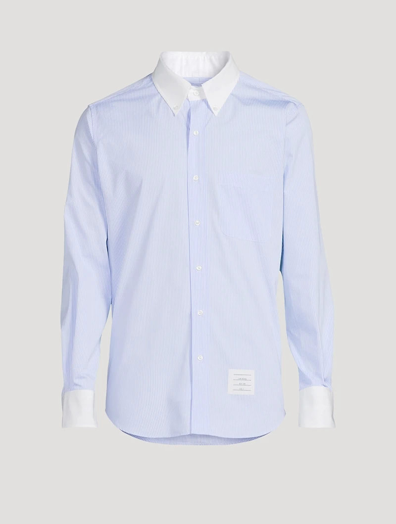 Poplin Shirt Stripe Print