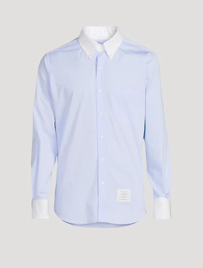 Poplin Shirt Stripe Print