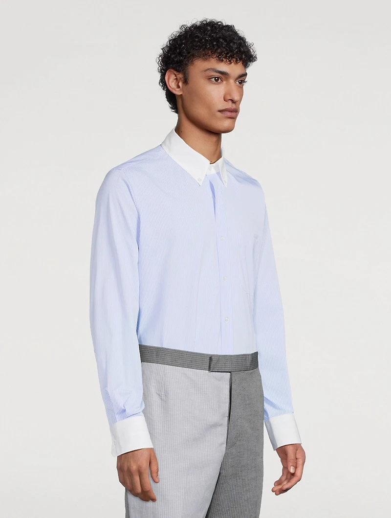Poplin Shirt Stripe Print