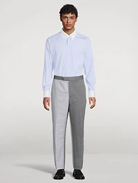 Poplin Shirt Stripe Print