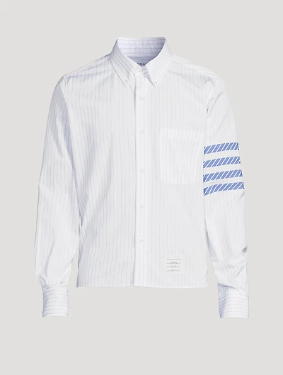 4-Bar Long-Sleeve Shirt Pinstripe Print
