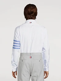 4-Bar Long-Sleeve Shirt Pinstripe Print