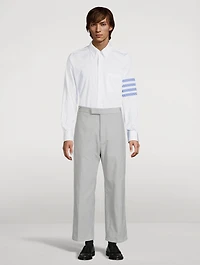 4-Bar Long-Sleeve Shirt Pinstripe Print