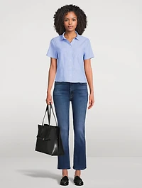 The Hustler Flare Ankle Jeans