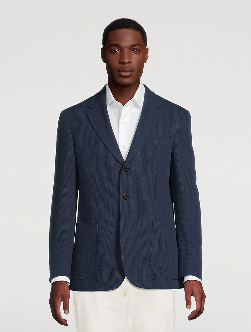 Soft Cotton-Blend Jacket