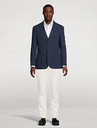 Soft Cotton-Blend Jacket