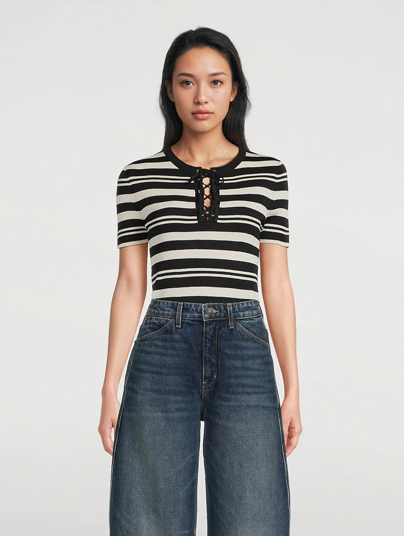 Oaklynn Silk Knit Top