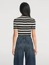 Oaklynn Silk Knit Top