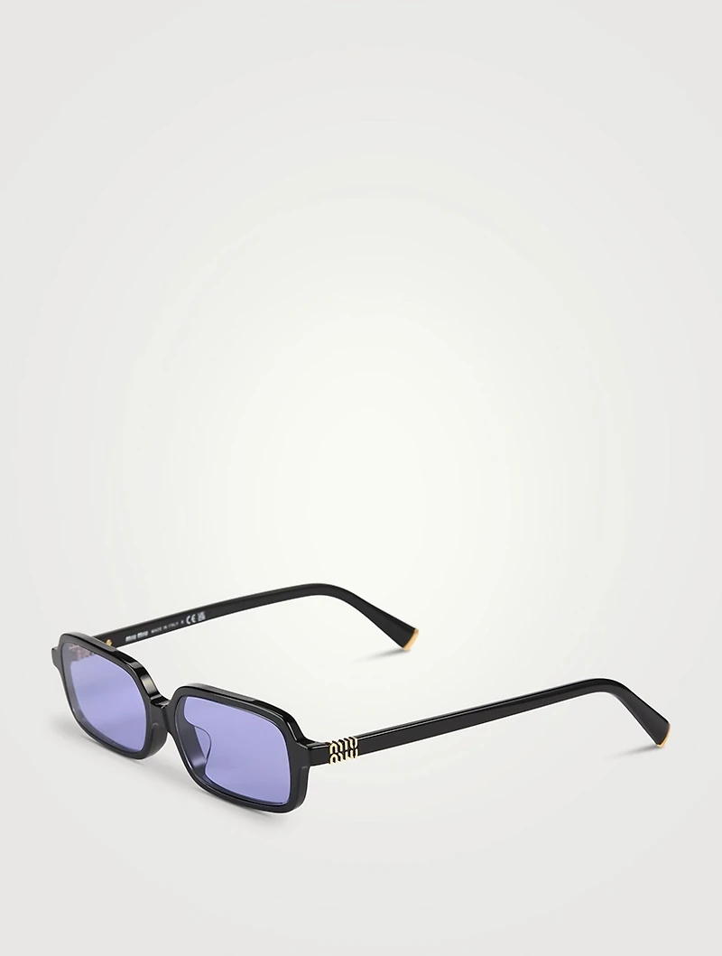 Miu Regarde Rectangular Sunglasses