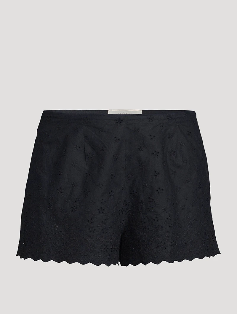 Arbre Embroidered Shorts