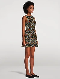 Gianna Smocked Mini Dress Floral Print