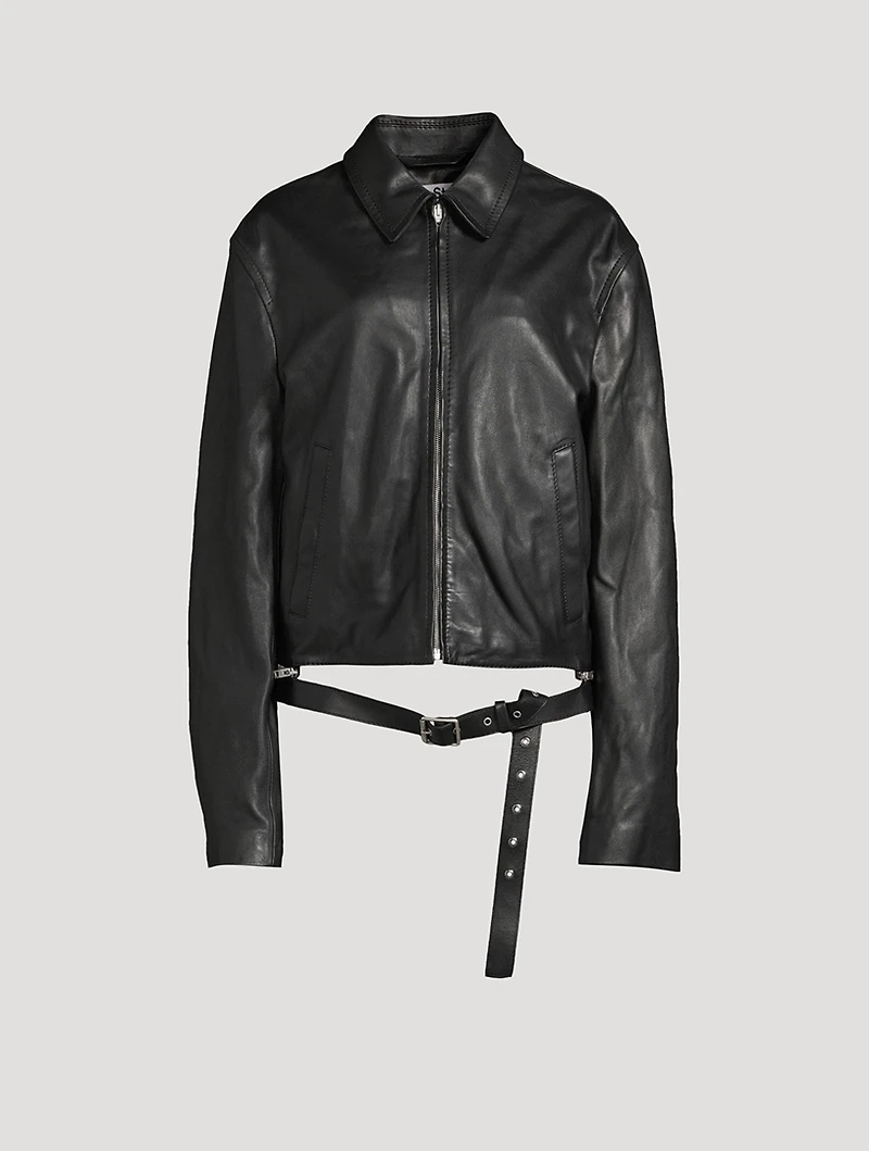 Leather Zip Jacket