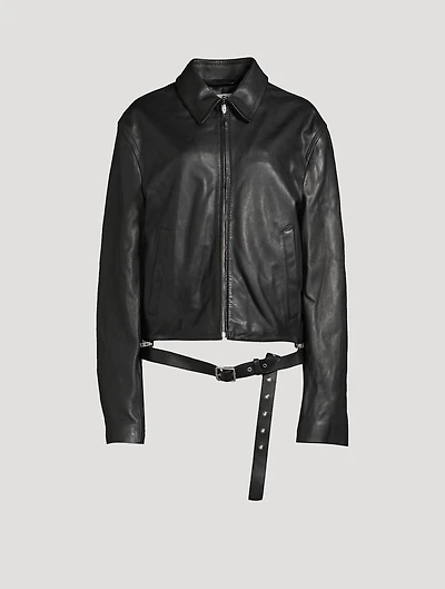 Leather Zip Jacket