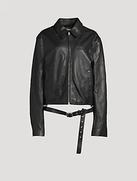 Leather Zip Jacket