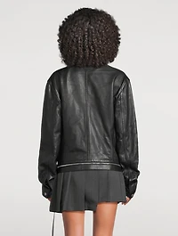 Leather Zip Jacket