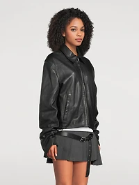 Leather Zip Jacket