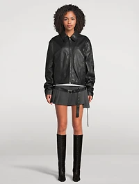 Leather Zip Jacket