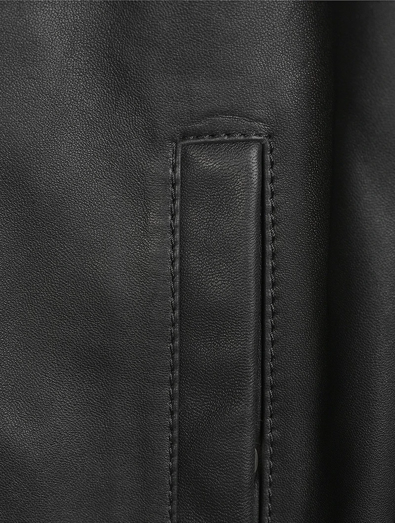 Leather Zip Jacket