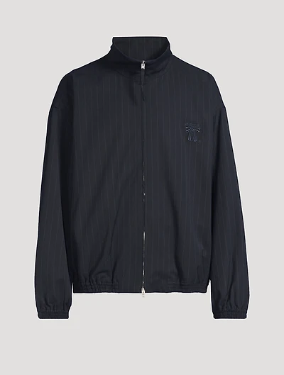 Zip Jacket Striped Print