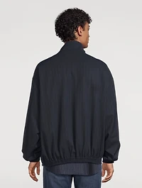 Zip Jacket Striped Print