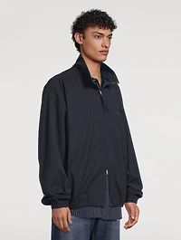 Zip Jacket Striped Print