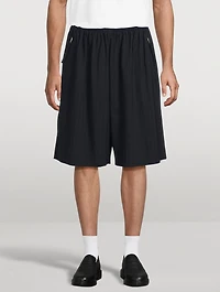 Loose-Fit Shorts Striped Print