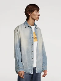 Cotton-Blend Oversized Shirt