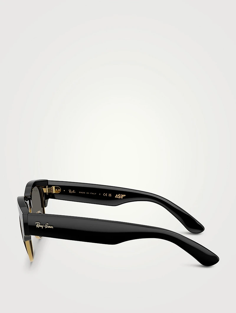 A$AP ROCKY Blacked Out Collection 0RB0316S Mega Clubmaster Square Sunglasses