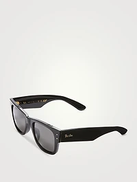 A$AP ROCKY Blacked Out Collection 0RB0840SF Mega Wayfarer Square Sunglasses