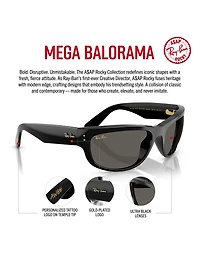 A$AP ROCKY Blacked Out Collection 0RB2289 Mega Balorama Pillow Sunglasses