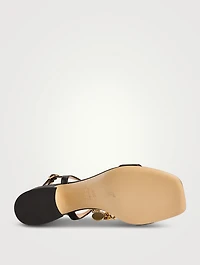 Chloé Charms Leather Sandals