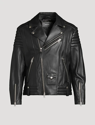 Kenneth Leather Biker Jacket